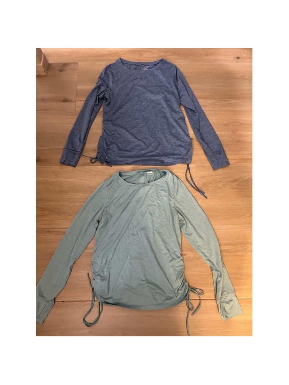 Lot of 2 Avia Cinched Sides Athleisure Fast drying Activewear Tops M 8/10
Blue &
